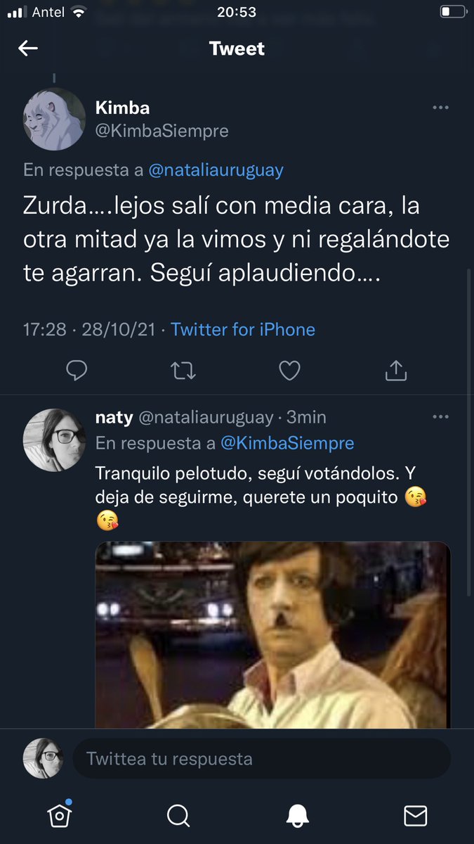 nataliauruguay's tweet photo. Me ayudan a denunciar al sorete este…
Tengo tantos adjetivos negativos que no me dan los caracteres. 
Saquen sus propias conclusiones. https://t.co/8QkF8haaEB