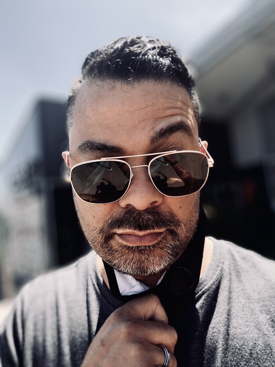 Before and after the last visit to the barber a week ago…