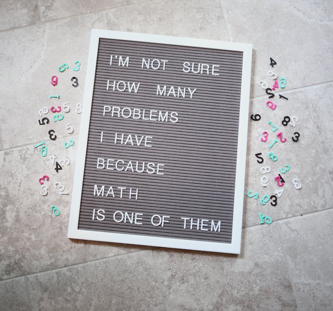 iheartplanners's tweet photo. Numbers make my head hurt.
.
.
.
.
.
.
.
.
.
.
#momlife #sahmlife #wahmlife # #quotes #motivationalquote #letterboard #letterboards #letterboardinspiration #letterboardquote #letterboardfun #letterboardinspo #feltletterboards #dcwv #hobbylobby #hobbylobbymade https://t.co/Ig9C0xRT7D
