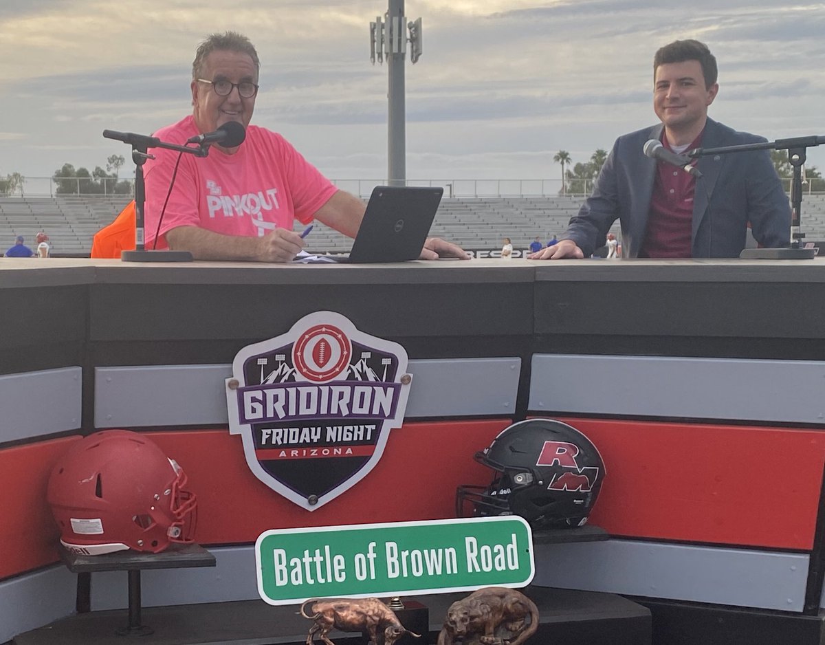 Look forward to another “Zach Attack”, <a href="/Zachmlarson/">Zach Larson</a> a rising star in sports broadcasting breaking down AzHS football on <a href="/GridFridayNight/">Gridiron Friday Night</a> #NoNeonForZach