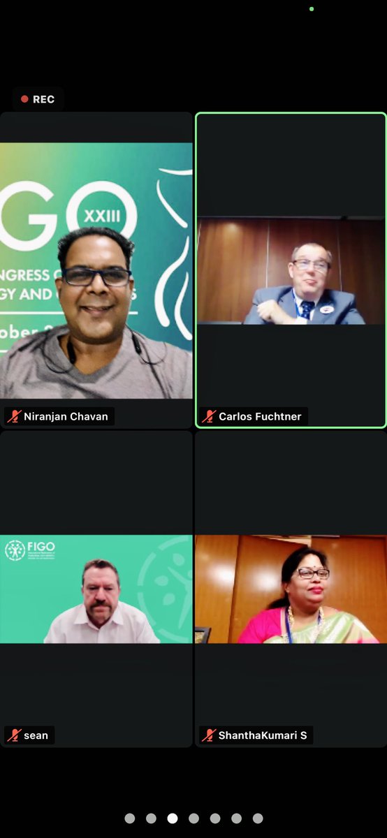 Niru22's tweet photo. I attended 2 days @FIGOHQ #generalassembly 10/27 &amp; 10/28. #HeartyCongratulations to Dr @ConryJeanne for being installed as President #FIGO. U presented an awesome #presidentialaddress. Best wishes always from @MOGSHQ. Congrats to dear @DrSShanthaHYD for becoming #TreasurerFIGO. https://t.co/LGzySptXEa