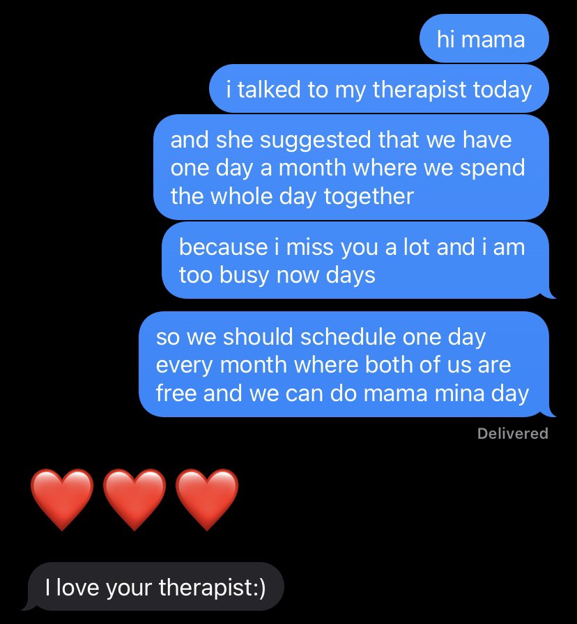 minanotbot's tweet photo. my pakistani mom slowly warming up to the idea of therapy over time.. https://t.co/Htzjzg7xIV