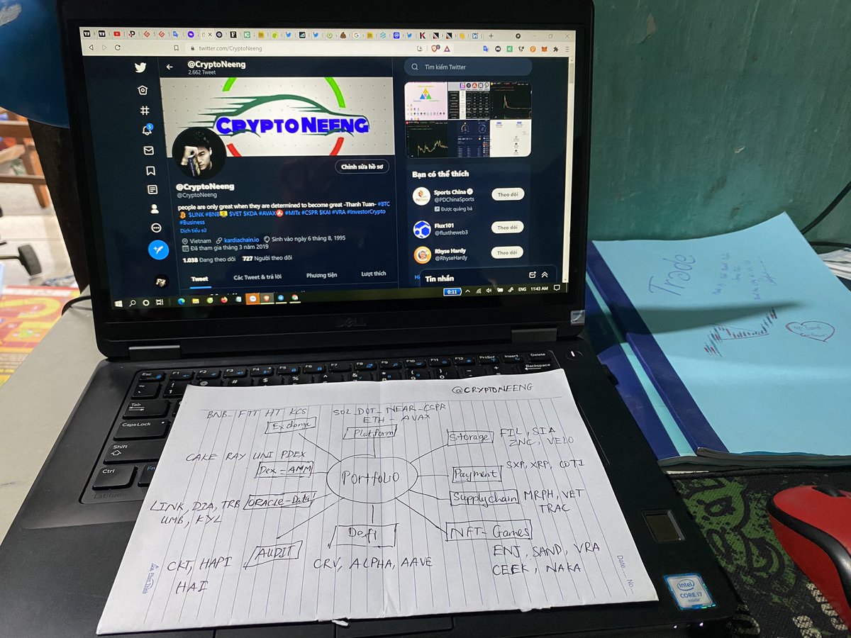 CryptoNeeng's tweet image. Latest portfolio updates by @Cryptoneeng Oct.  29. 2021

Platform: $SOL $DOT $NEAR $CSPR $ETH $AVAX
Exchange: $BNB $FTT $HT $KCS
Dex-AMM: $CAKE $RAY $UNI $PDEX
Oracle: $LINK $DIA $TRB $UMB $KYL
Audit: $CKT $HAPI $HAI
Defi: $CRV $ALPHA $AAVE
Storage: $FIL $SIA $ZCN

More…👇👇👇