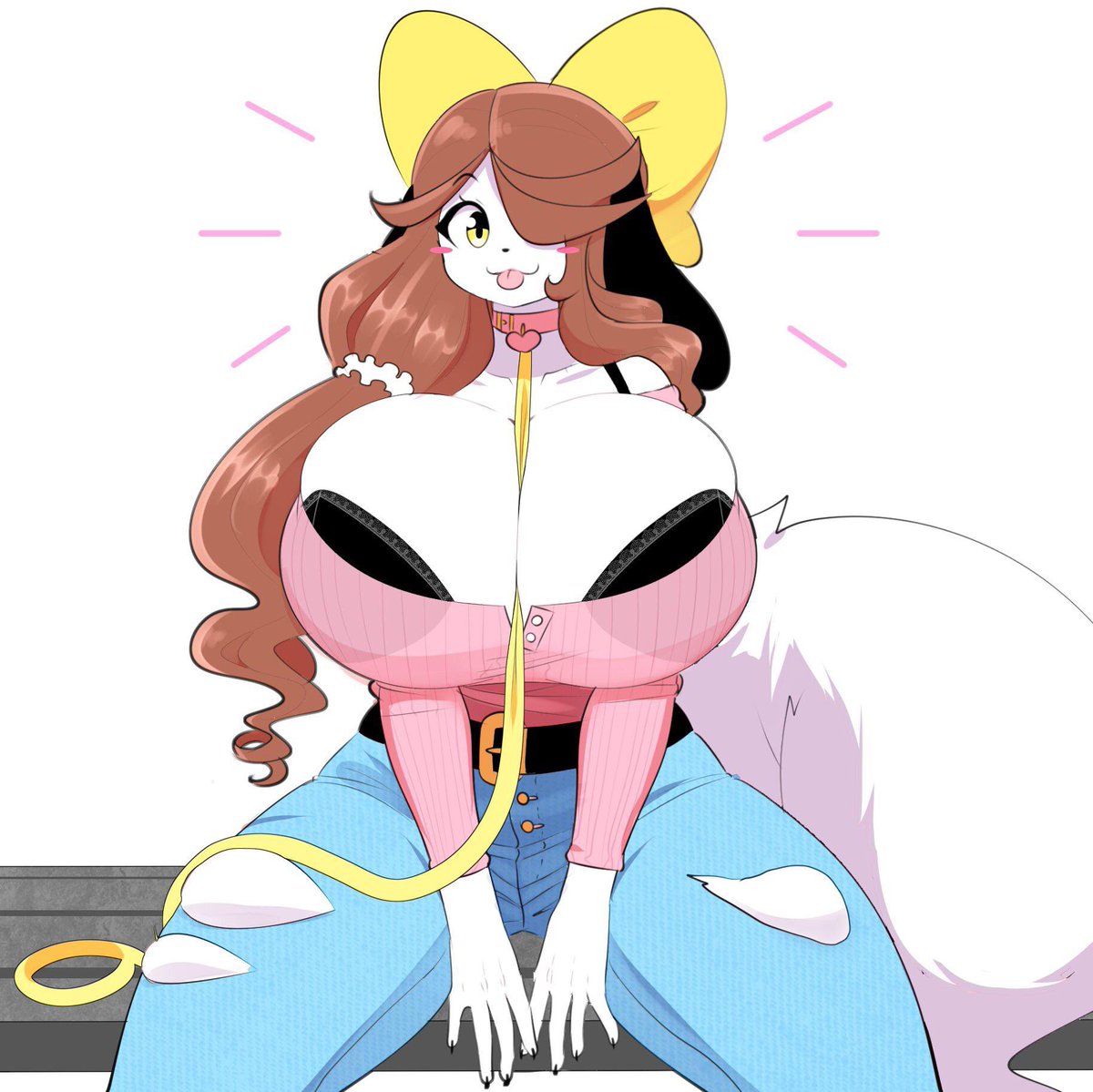 BustyPunkDogMom's tweet photo. “Dude, ya really think I can’t see ya starin’?”

🦴Maggie and her mom Holly.

🦴N/SFW RPs

🦴Story Driven Lewd is Earned (Maggie)

🦴Sex RP (Holly)

🦴90% Sub 10% Dom

🦴Always Dom in Pet Play but I’ll Wear the Leash

🦴Selective Especially with Furries

🦴Limits: Toilet, Gore https://t.co/VUVPtlGile