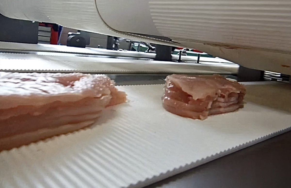 solproyectos's tweet photo. Fileteadoras horizontales para carne sin hueso.. un ejemplo podrian ser la pechugas de pollo o de pavo
Informese sin compromiso en comercial@solucionesyproyectos.net
#fileteadora #pechuga #pollo #pavo #carnicas #salon_gourmets #gourmet https://t.co/LWgLqq3cUX