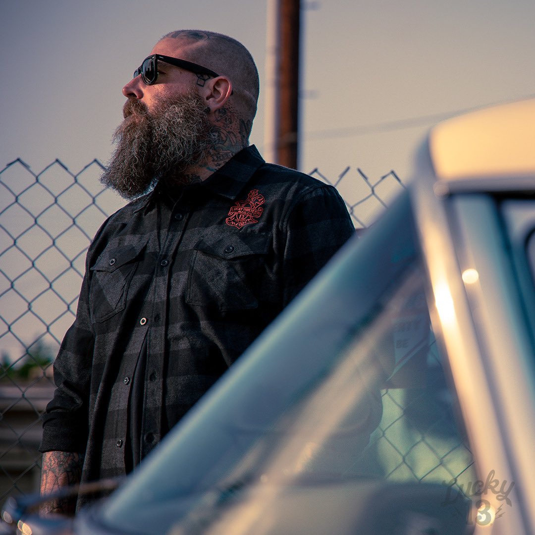 Renegade Flannel | Lucky13.com
🧍‍♂️: <a href="/sacredsteel/">Jason Wilson</a> 
#flannel #flannelshirt #renegade #fall #fallclothing #est1991 #30years #lucky13