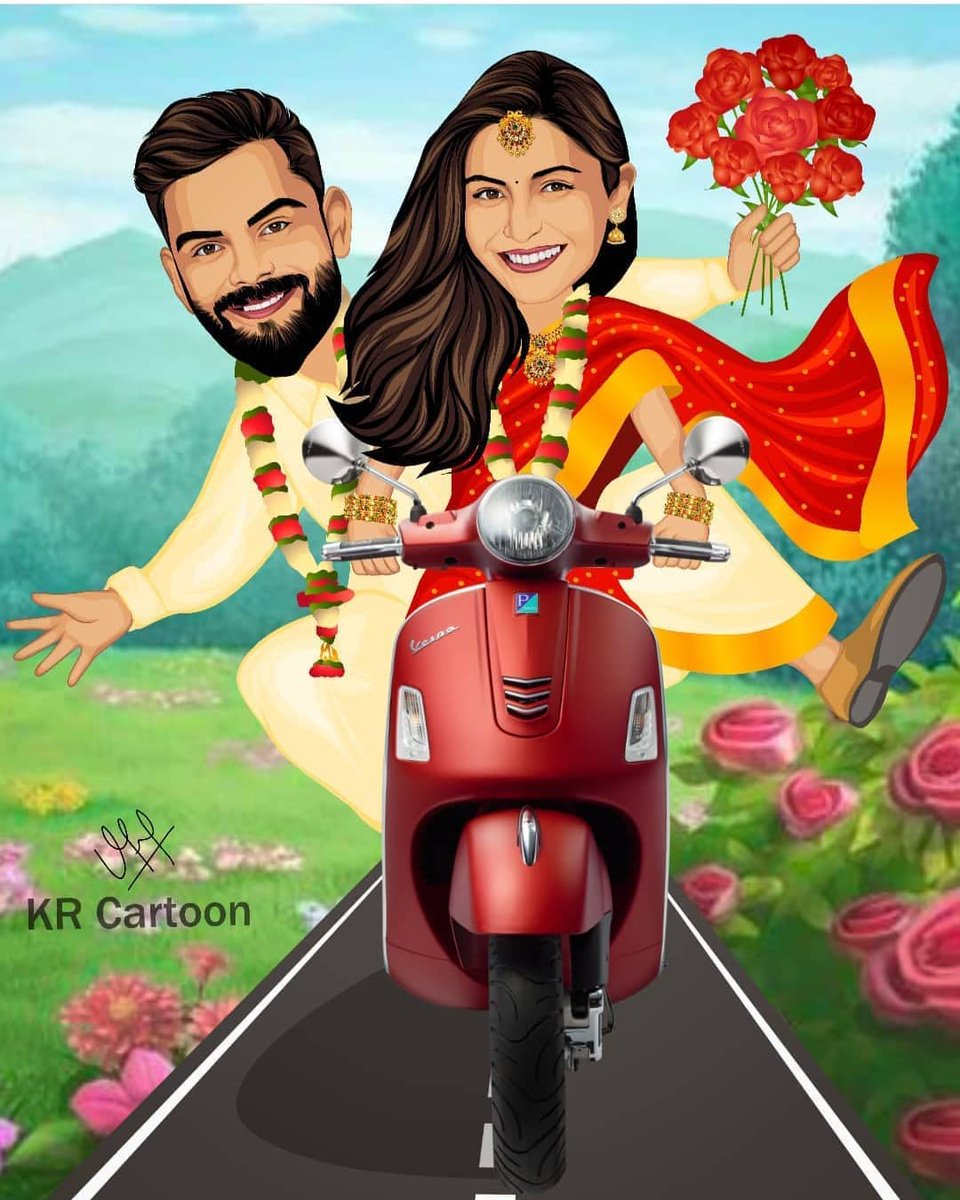 Look at this edit <a href="/imVkohli/">Virat Kohli</a> &amp; <a href="/AnushkaSharma/">Anushka Sharma</a> 😍❤️

Kudos to Editor 👏🏻👏🏻