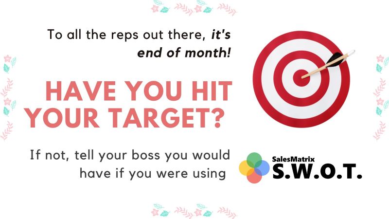 It's end of month time again... How did you go? Smashing it? Begging, borrowing... doing what it takes? Sandbagging? #Selling #Sales #B2B #B2BSales