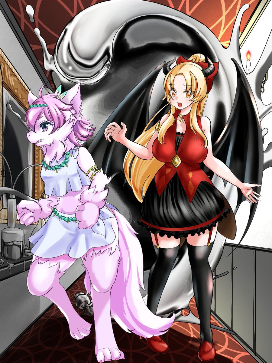 ①液体金属で密封
#Skeb 