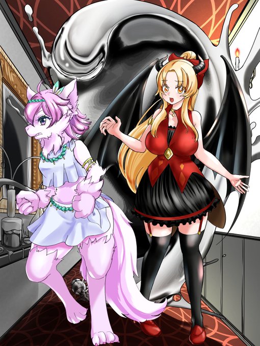 ①液体金属で密封
#Skeb 