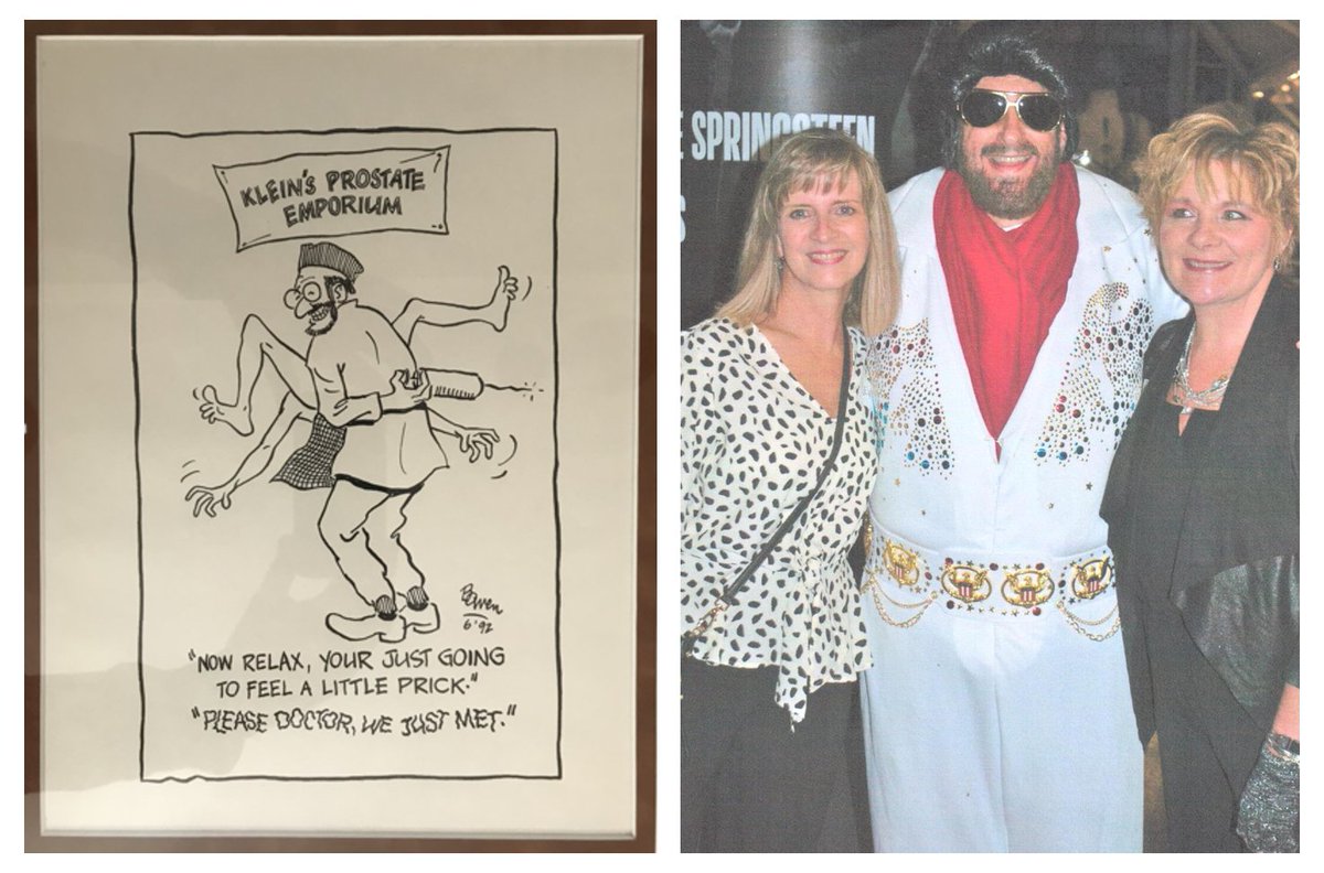 EricKleinMD's tweet photo. Bookends to a very fulfilling career: 1st RP patient (Aug 1989) still alive &amp; cancer free @ age 88; last RP (Sep 2021) hit the trifecta 5 weeks post-op. The Emporium is now officially on hiatus. Elvis has left the building...  @CleClinicUro @CleClinicNeph #TeamGUKI https://t.co/M3gTQG5BjG