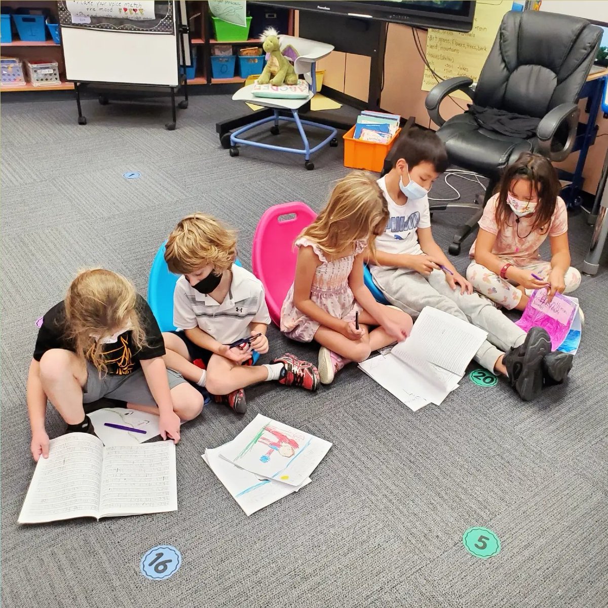 ErickaMacon's tweet photo. Celebrated our writing accomplishments with Room 9 by sharing our published stories and writing compliments to each other. 
@ohescoyotes @oakparkusd @tcrwp #tcrwp #OHESCoyotes #TeamOPUSD #OPShares https://t.co/48DhhIMq3r