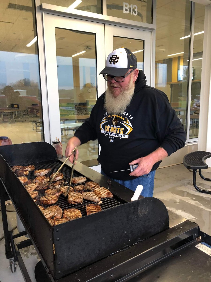 RCGridiron's tweet photo. 1st @RCCometFootball Playoff  Team Dinner was great! Mr. Curl's famous pork chops that were donated by Faletti Meats! Thankful for our sponsors &amp; community members who have made this such a memorable season so far!
#IronSharpensIron
#ThisIsOurHouse
#LetMeGetOneMore
#BurnTheBoats https://t.co/bhC4IkiC0T