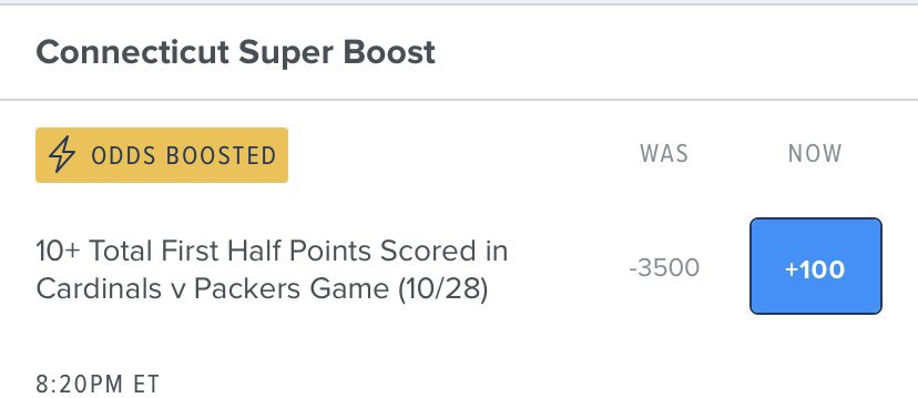 DavidBearman's tweet photo. Another @FDSportsbook CT super boost winner. 👏👏 https://t.co/D1FRa7GUNr