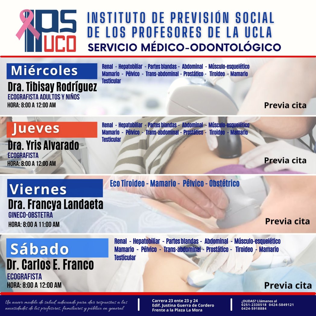 apuclagremio's tweet photo. El Servicio Médico de Ipspuco siempre en procura de ofrecer las mejores opciones de salud ya cuenta con el servicio de ecosonografía con excelentes profesionales y los mejores precios del mercado.

#ecomamario 
#ecografiaabdominal 
#eco 
#ecosonografia 
#ipspuco https://t.co/LCWE2Bh6C7