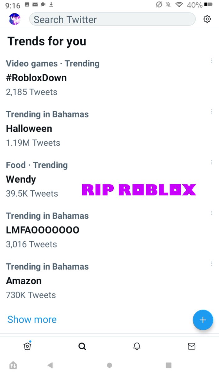 TylerAndMaxYT's tweet image. #RobloxDown 
#RipRoblox
Rip Roblox Is Down