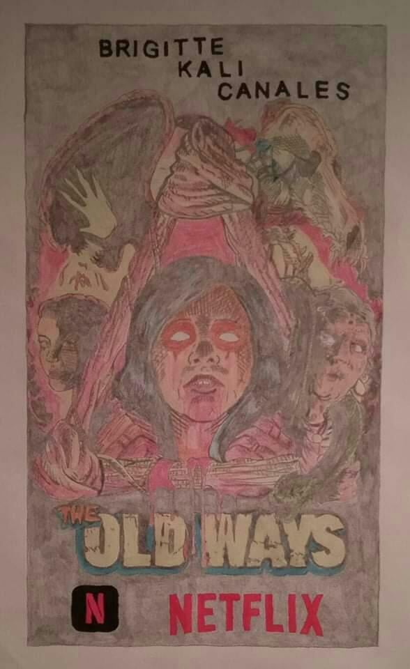 RTKL169521's tweet photo. I love that movie! :)
My drawing of the movie poster.
Drawing made on August 22! I had taken more than 3 days to do it. @TheOldWaysMovie 
@BrigitteKali is a wonderful person and an amazing actress! She is so kind. I admire and appreciate her so much! 💙💙💙 https://t.co/5w055XqDbO