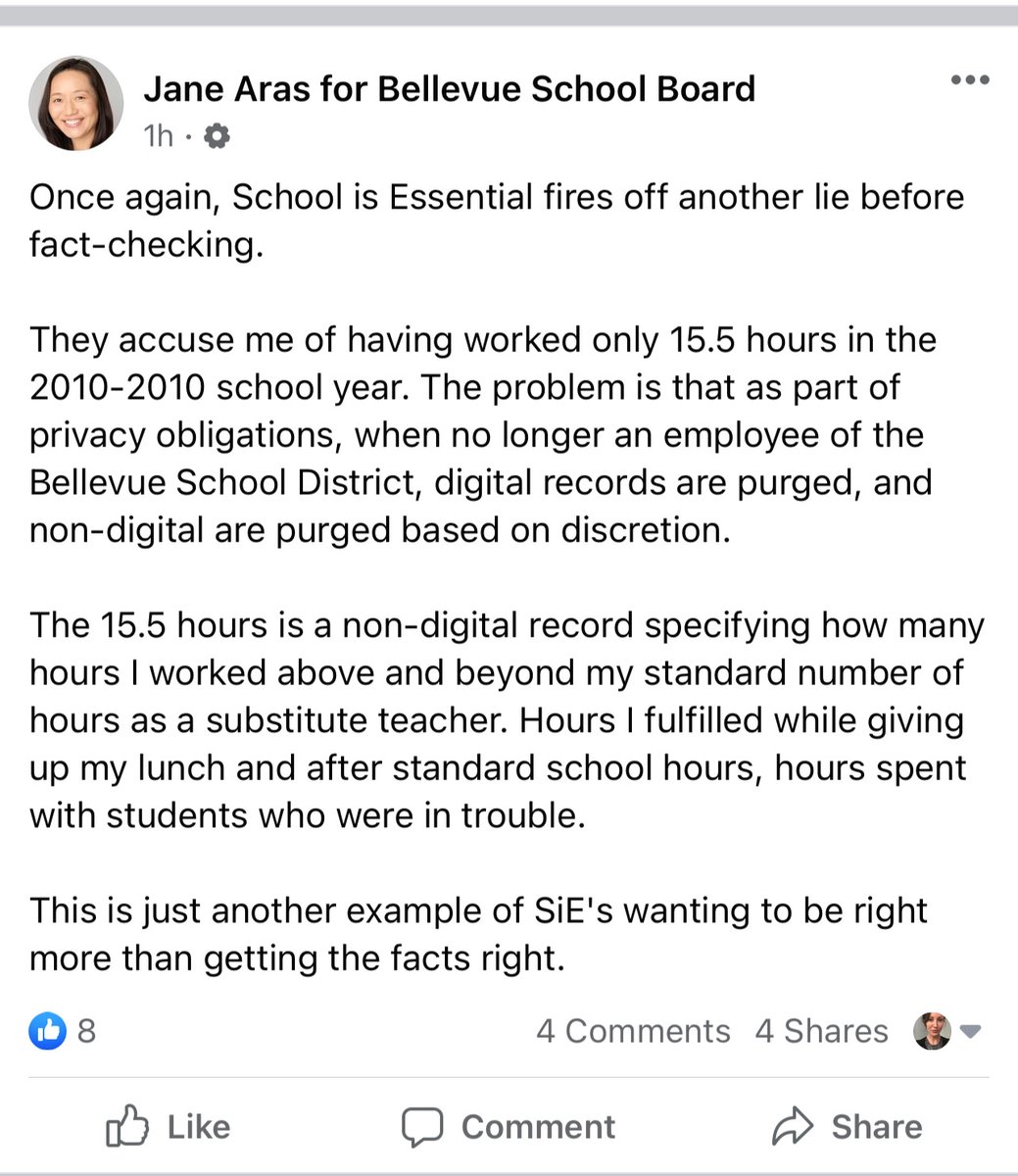 SchoolIsEssent2's tweet photo. @seattletimes @TheBSD405 And Ms. Aras has responded https://t.co/oHvndzKBX1