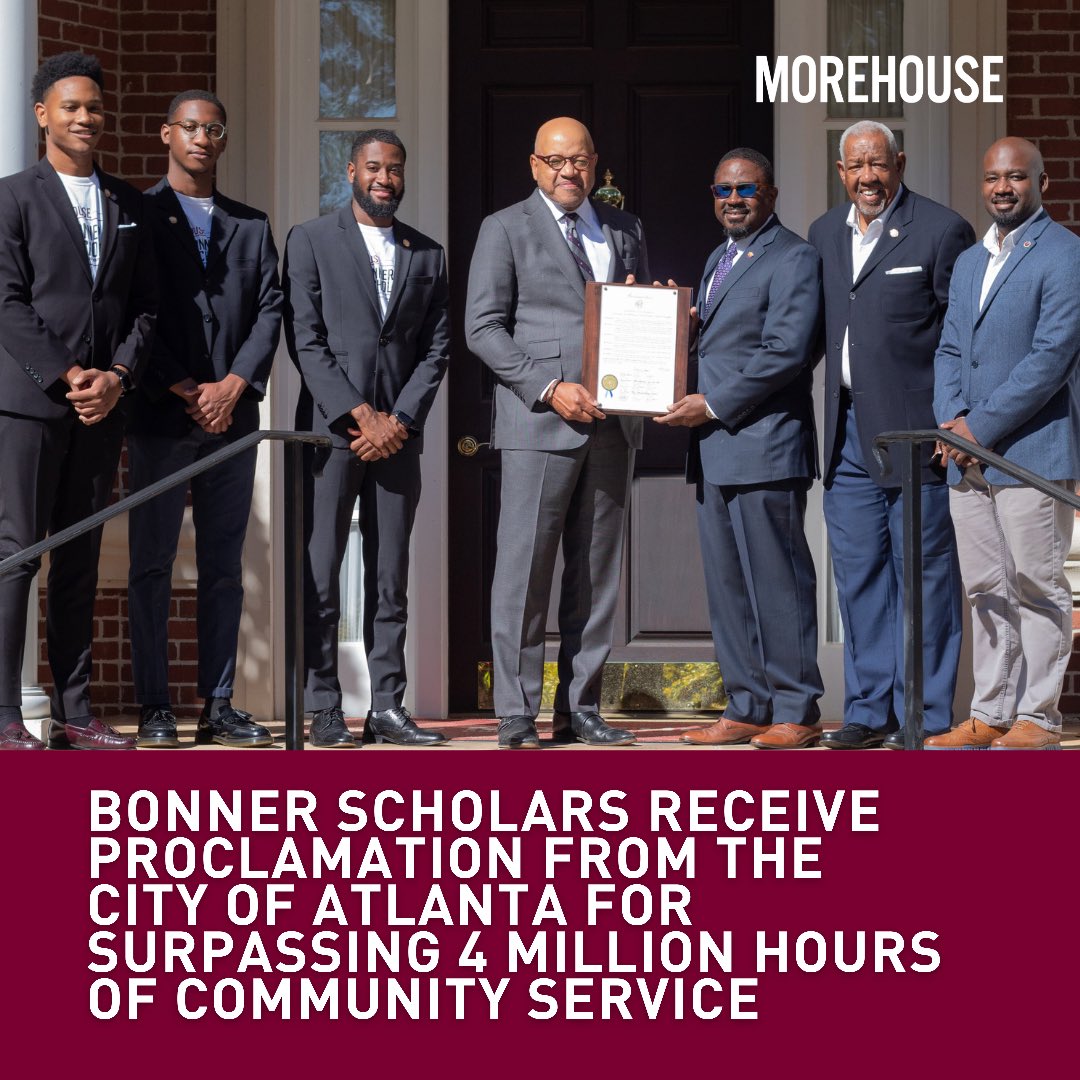 Morehouse College on Twitter "Congrats to the Morehouse Bonner