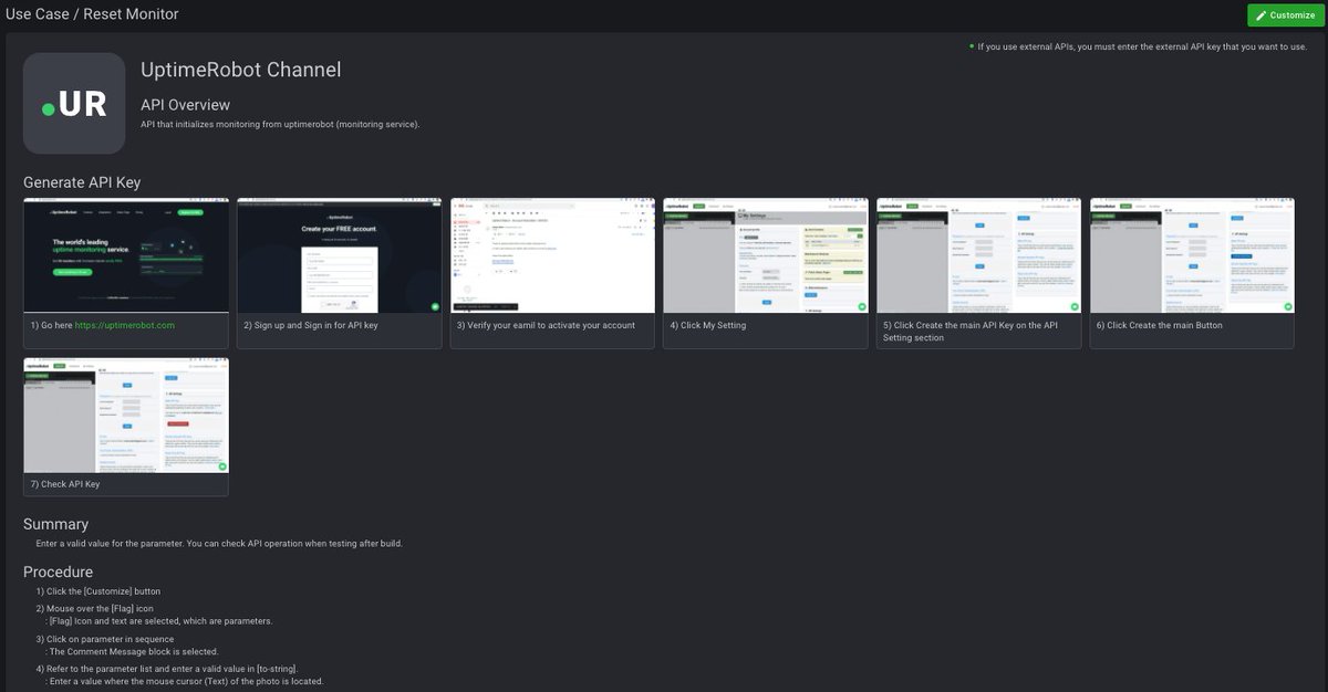 SyncTree_Studio's tweet image. Day 62
Need an API Creation & Management?
Just Try it for free! bit.ly/3BnIE76
Use Case 49: Reset Monitor
API that initializes monitoring from uptimerobot
bit.ly/3Eq418v
#API #apimanagement #NoCodeapi #Openapi #Apis #apicreation #MSA