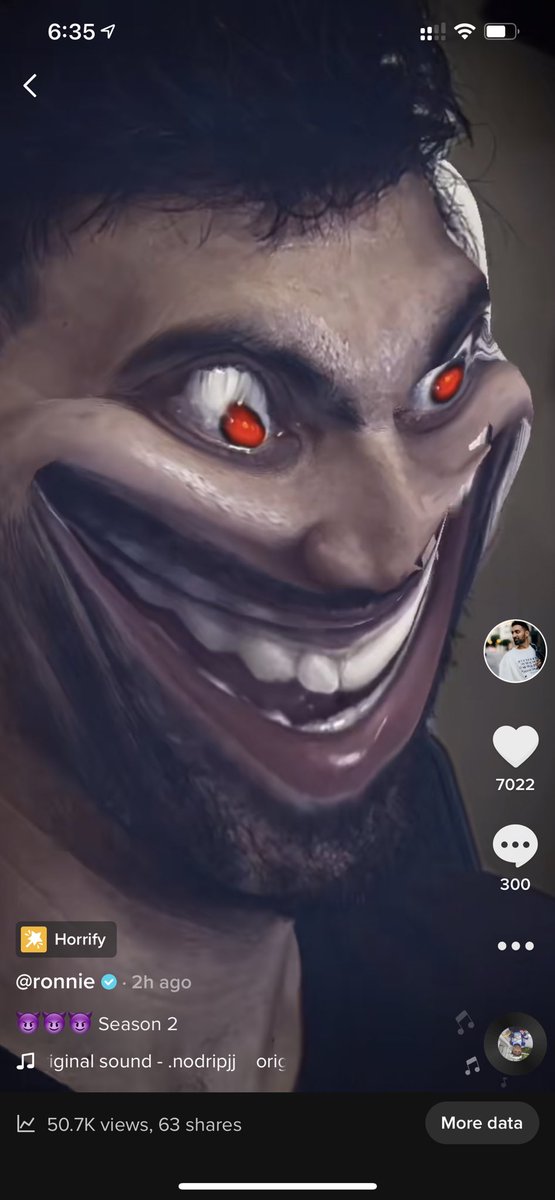 Ronnie2K's tweet photo. New Tik Tok… #scaryseason 

https://t.co/BDviBR7lPD https://t.co/i705RVoUYs