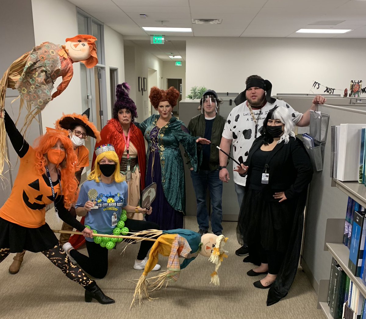 cbeckwith03's tweet photo. So grateful to work alongside this fun crew #HappyHalloween #bestworkcrew https://t.co/Uf6XfDARSy