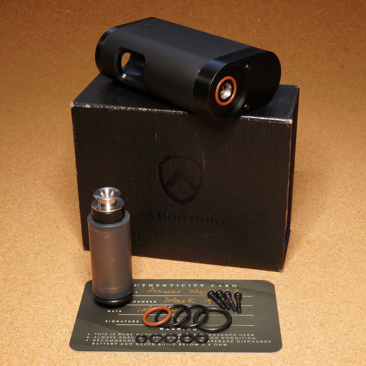 VAlphaline's tweet photo. Armor mods|Armor mech BF Mechanical Mod 入荷!説明不要の銘品です。コンデションは僅かな使用感程度で非常に良好な状態ですので、ご興味ございましたら是非この機会をお見逃し無く!😍😍😍 DM大歓迎 #Armormods #ArmorMech #V1 #BF #Mod #HighEnd #Vape #vape好きな人と繋がりたい #vape放出 https://t.co/YqJdF6ig6Z