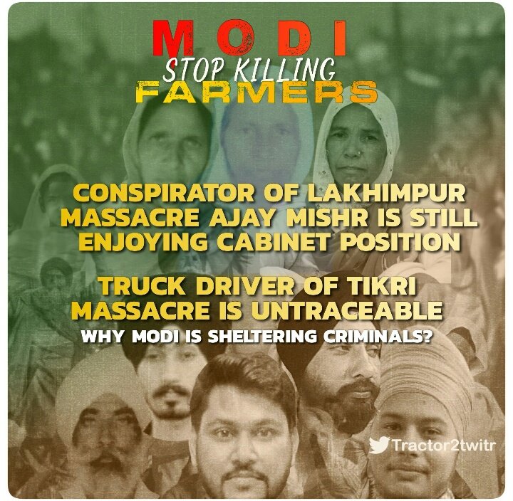 k_kaur_0081's tweet photo. Good morning farmers team

hashtag for today's (29/10/2021)~~

#Modi_StopKillingFarmers 

Modi government is anti-farmer. https://t.co/ANvFikos9Q