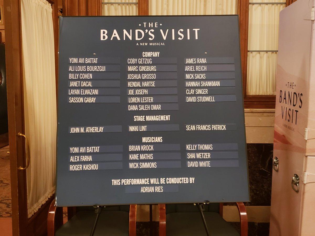 Supporting the arts is something that has always been incredibly important. What a privilege it was to be part of re-opening night as a PNC Broadway Pittsburgh subscriber. @TheBandsVisit magnificent and hit the right note in endless facets. Thank you @CulturalTrust!