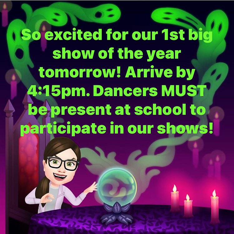 See you soon #dancefamily! So excited to show you off tomorrow night! 🎃🕺🏾💃🧟‍♀️ <a href="/MPMSVPA/">Mt.PleasantMiddleVPA</a> <a href="/harkmc/">Melissa Harkreader</a> <a href="/dldugger/">Donald Dugger</a> <a href="/MikeMit42546882/">TSU-Art Education Coordinator</a> <a href="/mountpleasanttn/">Donna Morency</a>