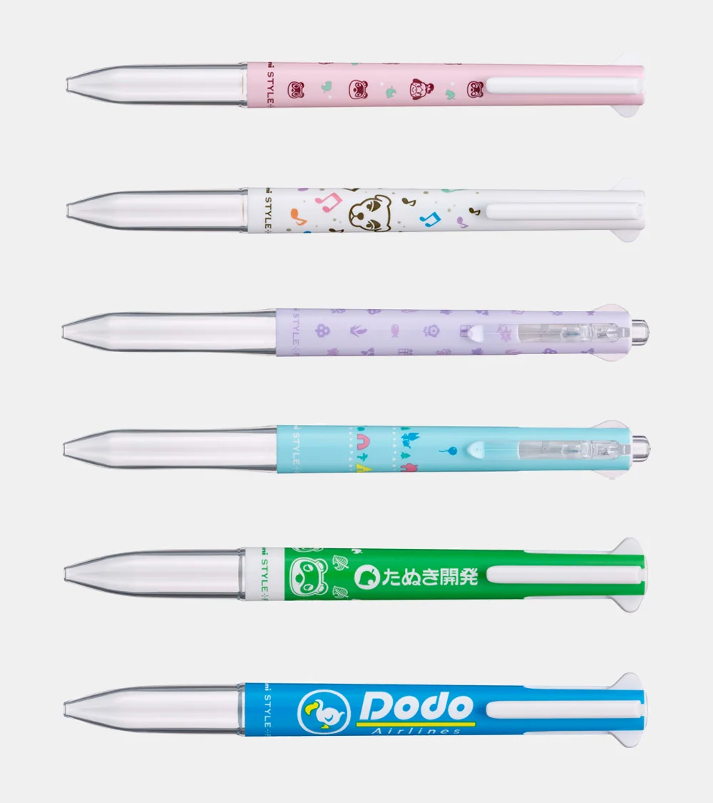 三菱鉛筆から、スタイルフィット 「あつまれ どうぶつの森」シリーズが新発売！自分好みのペンが作れると大注目！