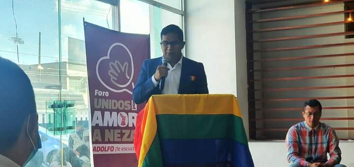 Antoniocoragui's tweet photo. Le propusimos a @Adolfo_Cerqueda abrir la Dirección de atención a las poblaciones LGBTTTI en @GobNeza. Es momento de pagar la deuda histórica. #NezaDiversa #NezaLGBTTTI #NezaLGBT @FueraCloset_AC @SalmaLuevano @YaajMexico @AnaisBurgosH @carmendla_rosa @AnndresGarciaa @SOLTOLUCA https://t.co/xDJadbSSl2