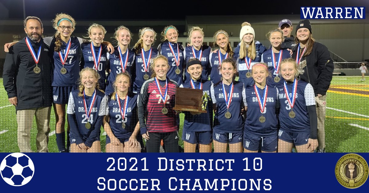 PIAA District 10 (@piaadistrict10) on Twitter photo Congrats to Warren - 2021 District 10 AAA Girls Soccer Champions!
⚽️ 🏆🥇🔟
📸: <a href="/d9and10sports/">d9and10sports</a> Congrats to Warren - 2021 District 10 AAA Girls Soccer Champions!
⚽️ 🏆🥇🔟
📸: <a href="/d9and10sports/">d9and10sports</a>