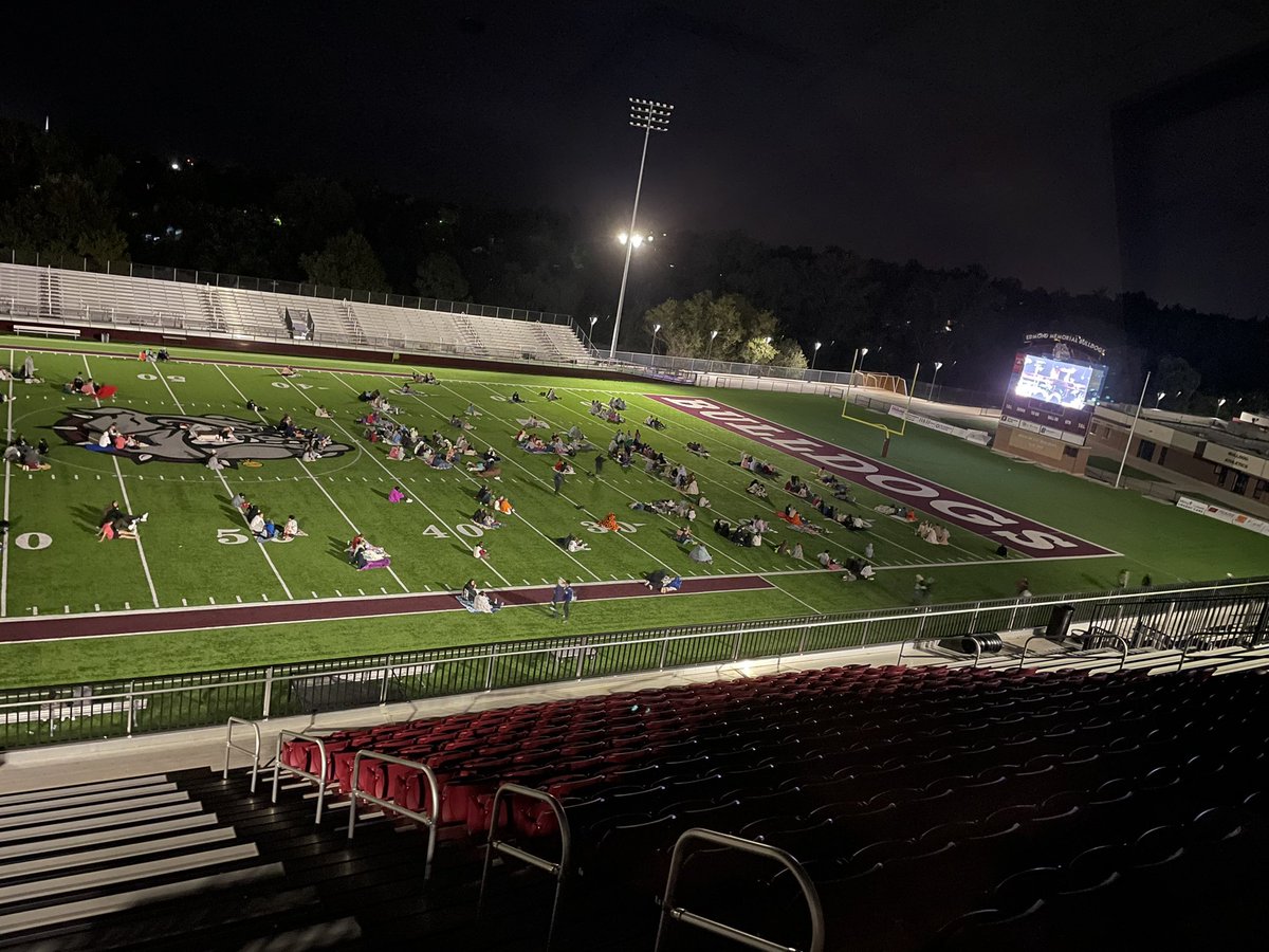 Great turnout for the first Swine Week event of the year!

Scary Movie Night on the football field!