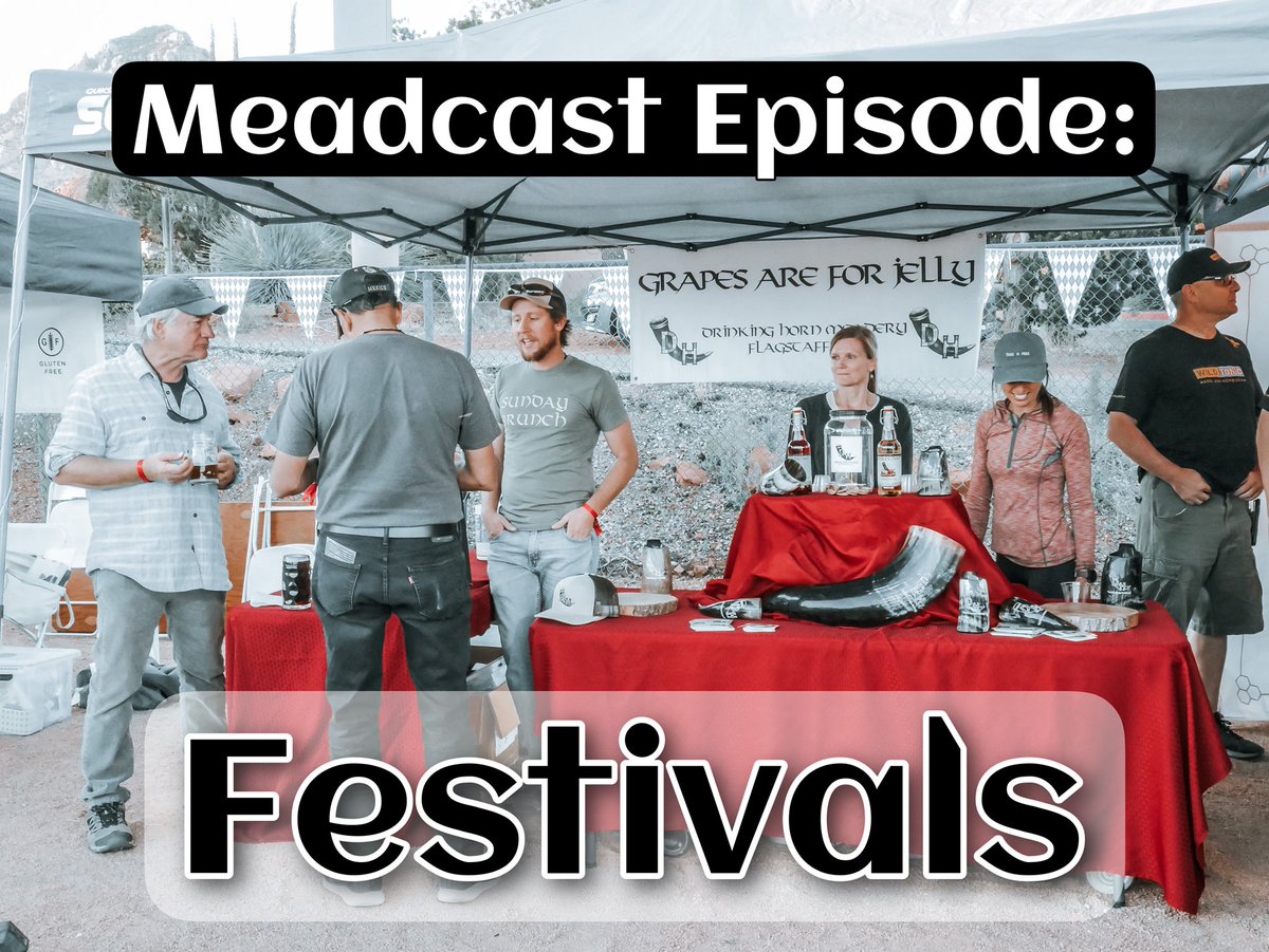 drinkinghornaz's tweet photo. We just dropped a new Meadcast (#Podcast) episode. This one is all about festivals. May we see them again soon!
RETWEET TO SHARE THE LOVE!
https://t.co/0ywVQST3WA
#Meadcast #Mead #DrinkingHorn #Flagstaff #Arizona #CraftMead #CraftBeer https://t.co/Z8BLraJ4pl