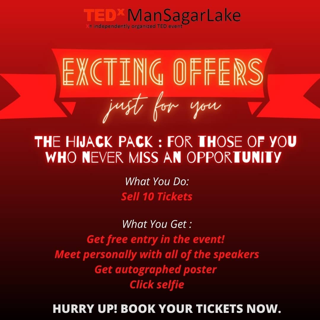 tedxmansagar's tweet photo. Book Your Tickets🎟NOW!!!
Get chance to interact with the eminent Speakers! 
https://t.co/x97QScSZkj https://t.co/OitMHlP6fT
