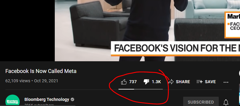 privasim's tweet photo. Bloomberg's video about Facebook/ @Meta name change has got 70% thumbs down and still counting
#meta
#facebook
#metadata
#usertracking
#stoptrackingme https://t.co/NCGjKohsfP