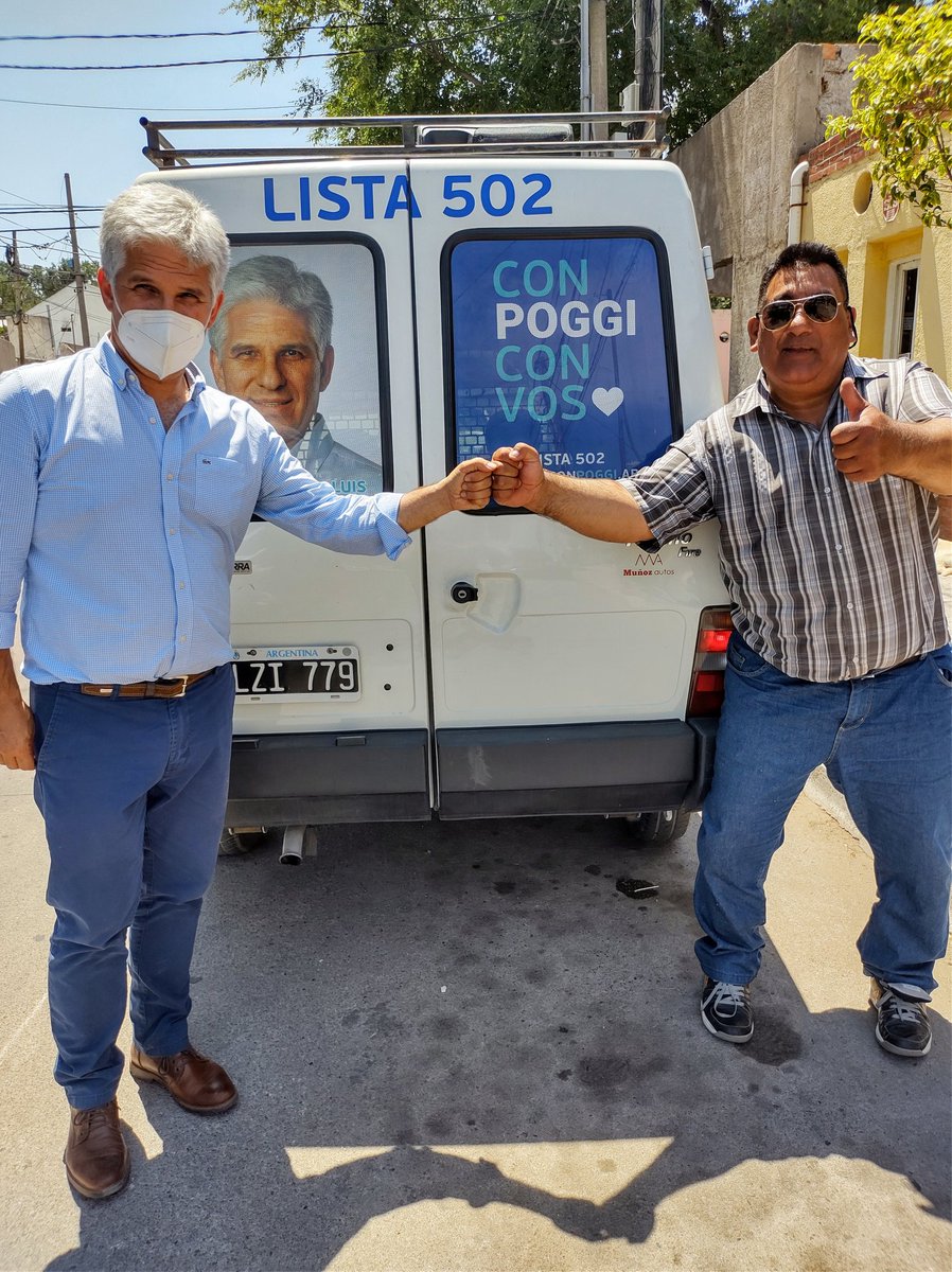Tenemos Claudio Poggi 2023 en la provincia de de San Luis #villamercedespresente 🤝💪💯 <a href="/claudiojpoggi/">Claudio Javier Poggi</a>