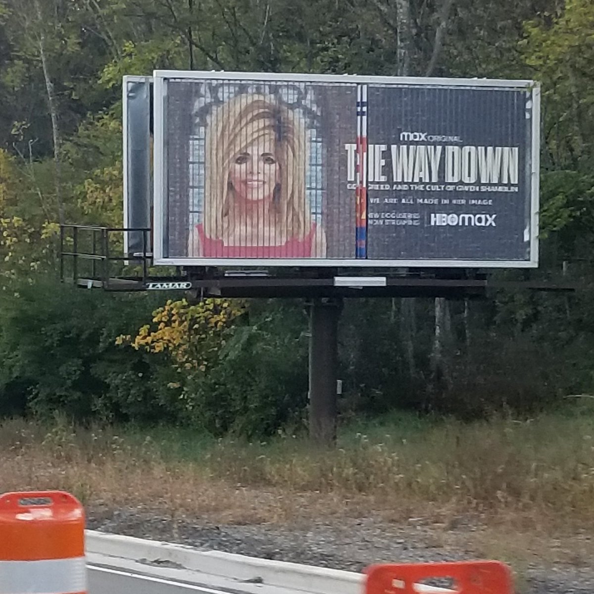 yalemadden's tweet photo. @hbomax Just noticed HBO's billboard for #TheWayDown less than a mile from the Remnant Fellowship church on Franklin Rd https://t.co/1u9H2A2UKH