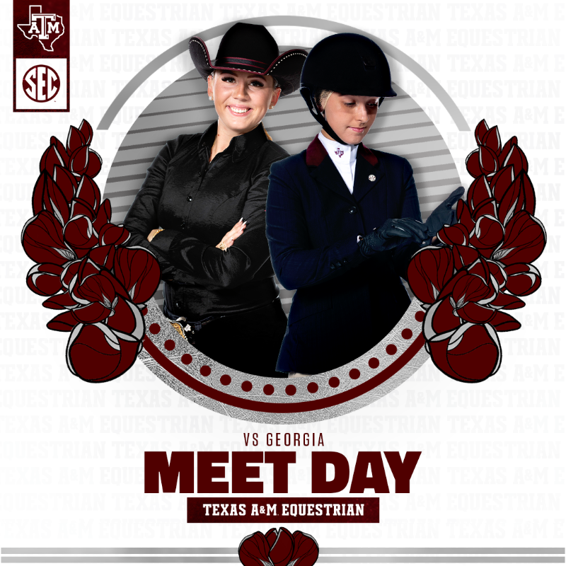 AggieEquestrian's tweet photo. Top 5 battle in Aggieland #EyesUp

🆚 Georgia
🎟️ Free
🕘 9:00 a.m.
🏟️ Hildebrand Equine Complex