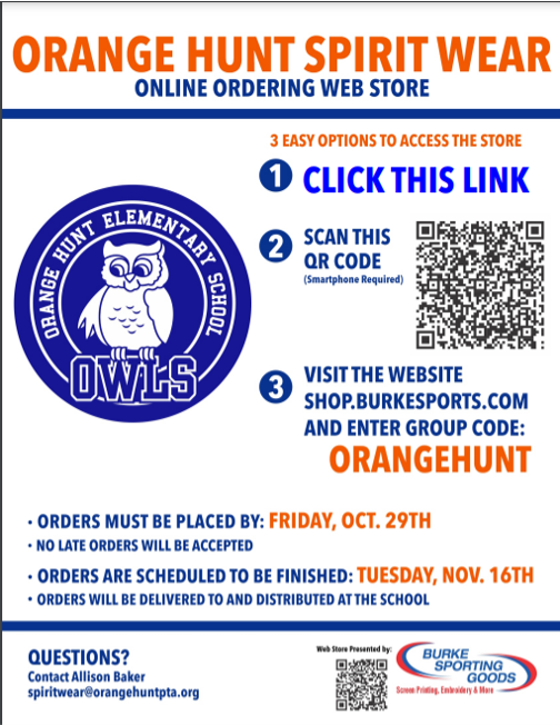 Spirit wear online ordering closes tomorrow. Order at: shop.burkesports.com/groups/1138-or…