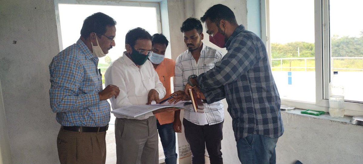 We #MissionBhagiratha team get satisfaction when we drink MB water and check quality. As a part of it Sri V.Srinivasa Rao CE sir did it in #kothapally (V) #wardhanapet (m) . Also Sri A.Vijayaprakash CE sir verified sump @ #koyalagudem. <a href="/SmitaSabharwal/">Smita Sabharwal</a> @DayakarRao2019