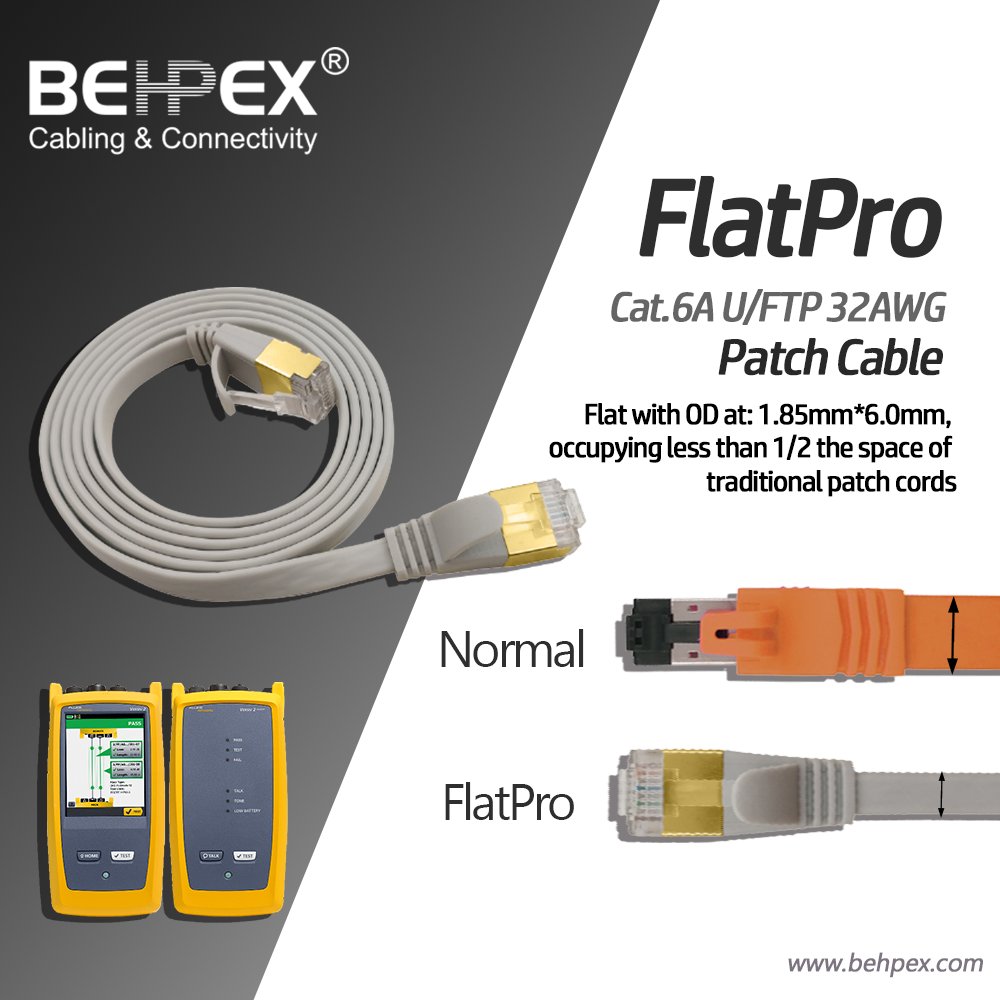 SusannaHuang4's tweet photo. FlatPro Cat.6A U/FTP 32AWG Patch Cable
Contact us for quote: susanna@behpex.com
#data #telecom #Flatcable #networkcabling #Ethernet #patchcord
#cat6 #cat6a #cat5e #flukenetworks https://t.co/JxjsSeb8zH