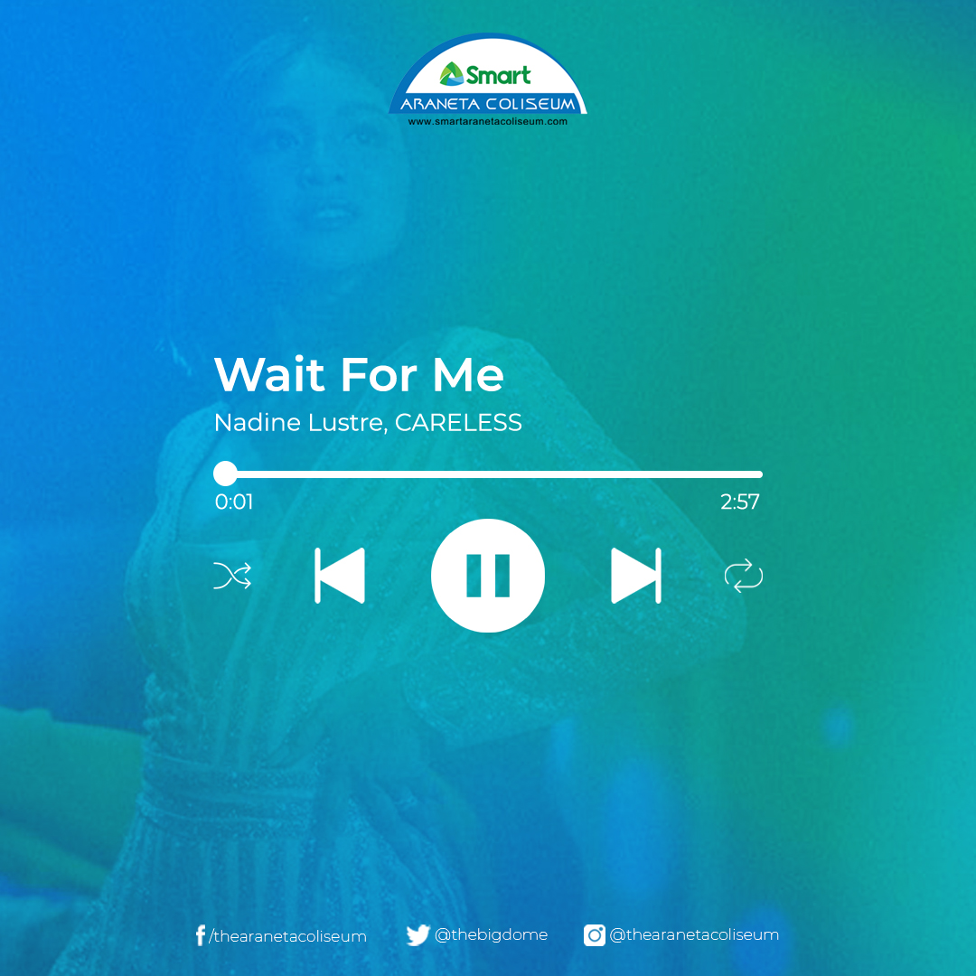 So, queen @hello_nadine just released a new song and we're here for it! 😍✨ #NadineWaitForMe #NadineLustre #SongOfTheDay #TheBigDome #TGIF