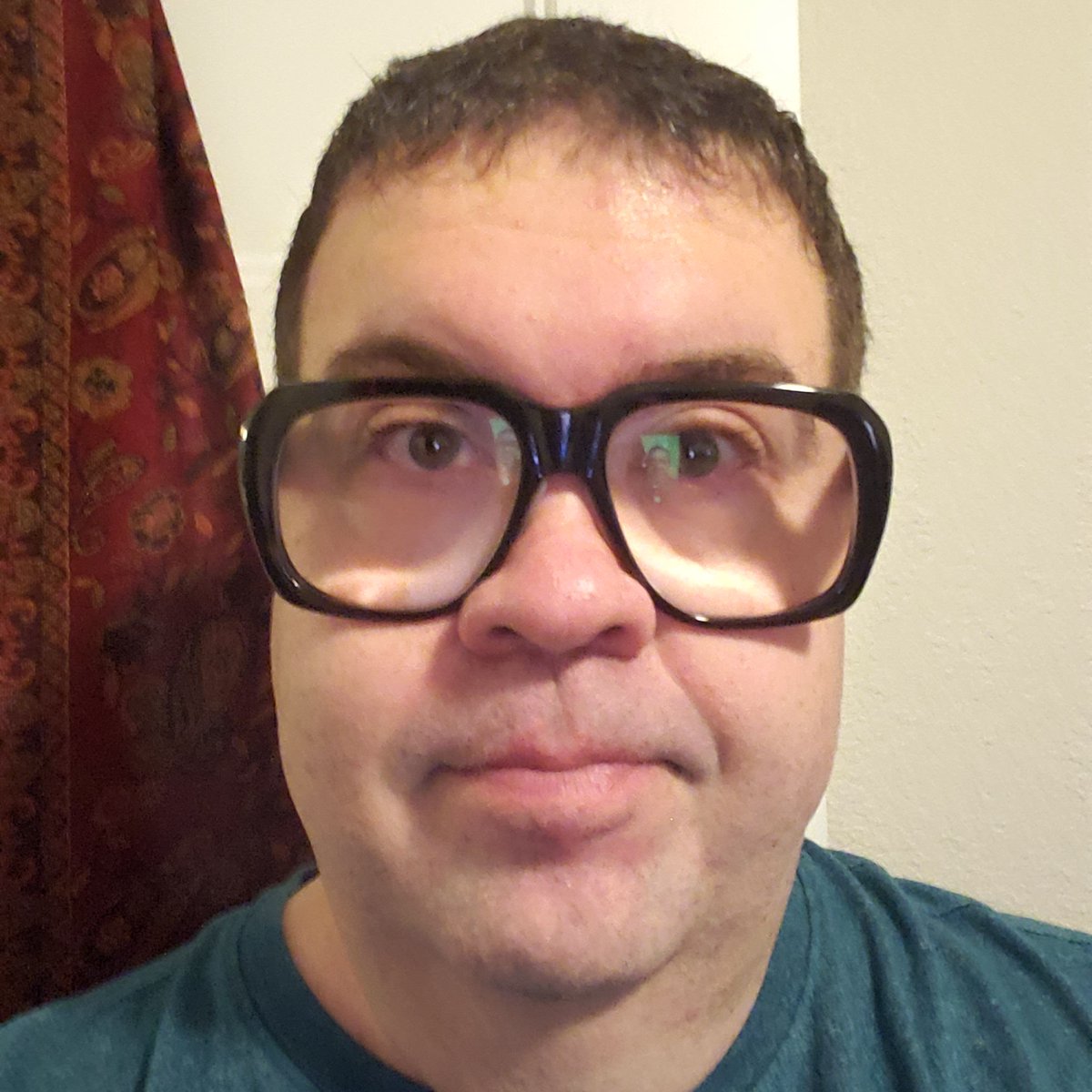That moment you shave your entire face for the first time in nearly 20 years in order to be Ruben Tishkoff for Halloween and you realize you look more like Patton Oswalt when you take the glasses off.