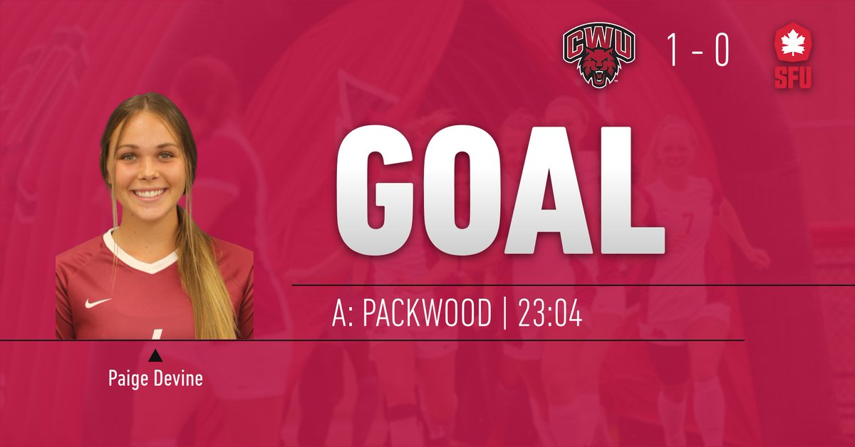 cwu_wsoccer's tweet photo. Paige Devine scores her first goal of the year to give CWU a 1-0 lead https://t.co/zgky5FGhhn