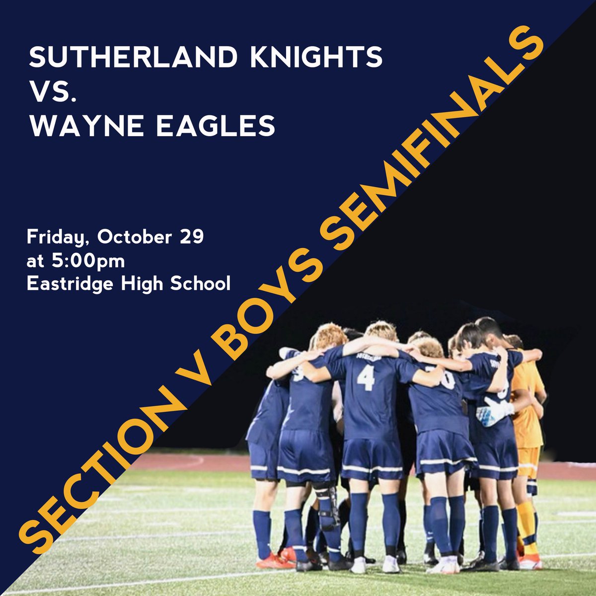 Pittsford Mustangs (@pittsmustangs) on Twitter photo Before they were Knights they were Mustangs. Be sure to come out and support our home town team as they take on the Wayne Eagles in the Section V Boys Sectional Semifinal tomorrow at Eastridge. Game starts at 5:00pm. <a href="/PCSDAthletics/">Pittsford Athletics</a> <a href="/SHSsoccersquad/">Sutherland HS Boys Soccer</a> #pittsfordmustangs Before they were Knights they were Mustangs. Be sure to come out and support our home town team as they take on the Wayne Eagles in the Section V Boys Sectional Semifinal tomorrow at Eastridge. Game starts at 5:00pm. <a href="/PCSDAthletics/">Pittsford Athletics</a> <a href="/SHSsoccersquad/">Sutherland HS Boys Soccer</a> #pittsfordmustangs