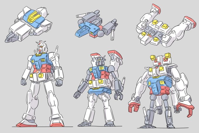 状況に応じて変身するガンダムです 