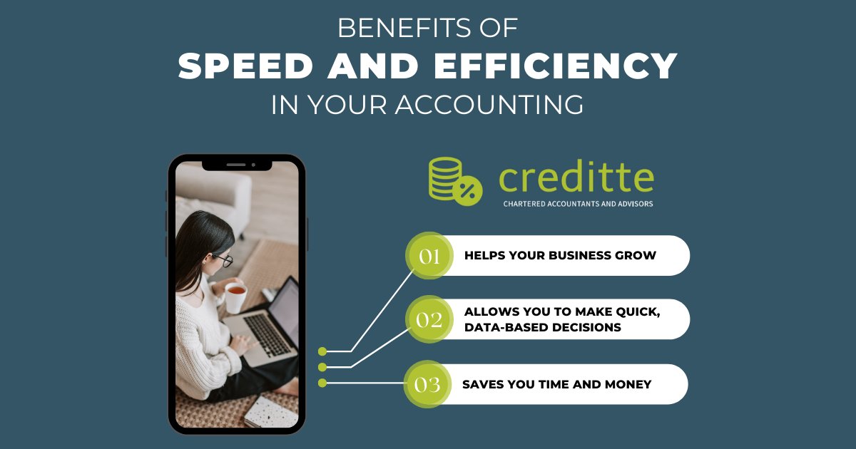 Why are speed and efficiency so prized in business? You may have your own answer for that, but here are some benefits you may not have fully considered.

bit.ly/3GqWecj 

#accoutingservices #auaccounting #bookkeeping #cloudbasedaccounting #bookkeeper #smallbizau
