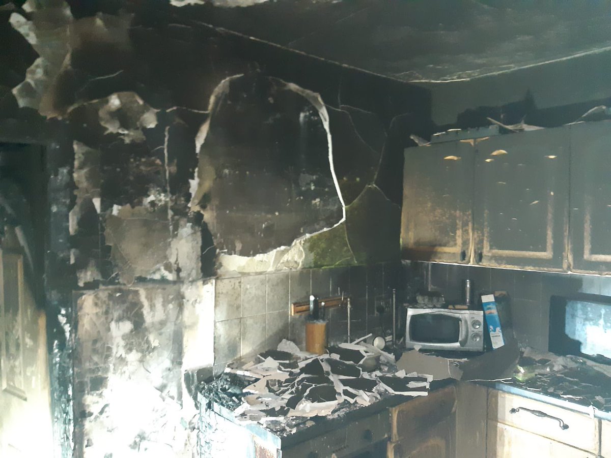 Crews from #York & #acomb along with @NYP_York  have just dealt with a serious house fire in the tang hall area of the city. 1 male rescued. Fire extinguished using 4 BA & 2 hose reels. Cause is now under investigation. #firekills #SmokeAlarmsSaveLives @theyorkmix @yorkpress